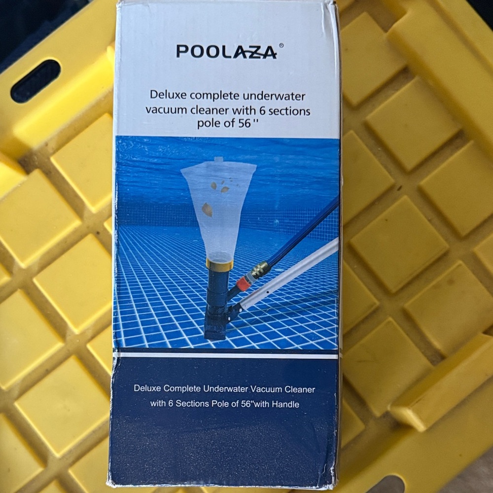 New in box Poolaza Underwater Vacuum Cleaner never used